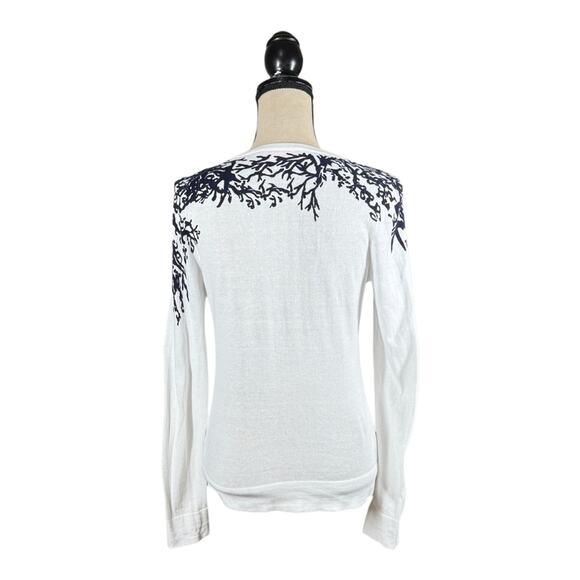 Lilly Pulitzer Coral Print Lightweight Button Front Cardigan Sweater Womens Med - Picture 4 of 5